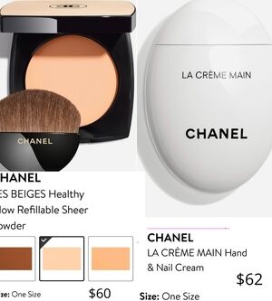 CHANEL Les Beiges Healthy Glow Refillable Sheer Powder Beige. without box. #272